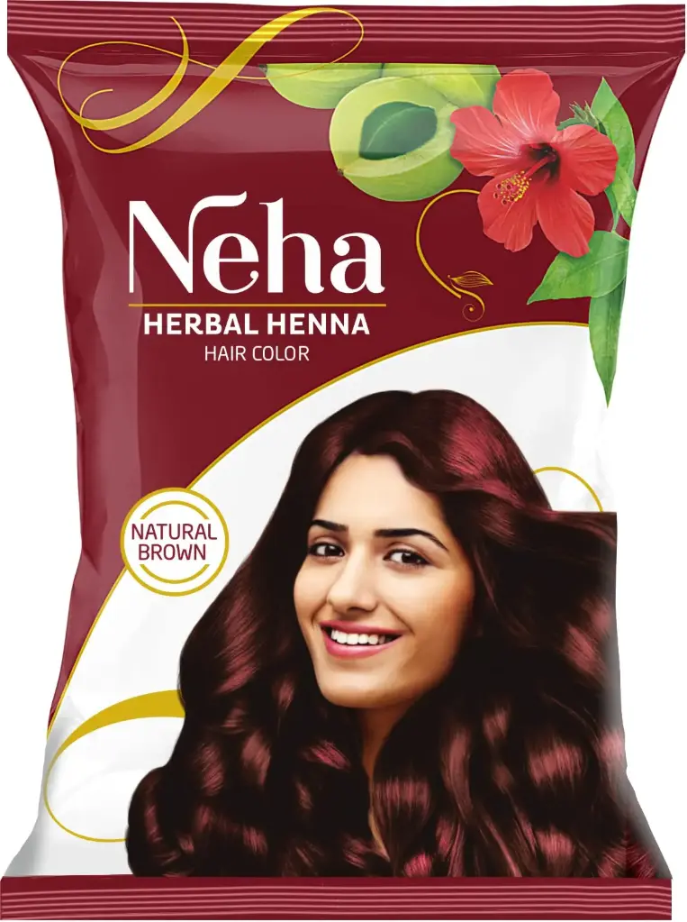 Neha Herbals powder pack of 20pcs Natural BROWN (Pack of 20)